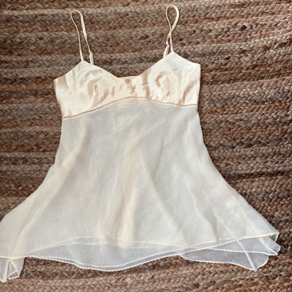 Victoria's Secret Other - Victoria's Secret Cream Sheer Slip Chemise